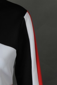 CH204 Customized Women's Warm-up Cheerleading Dress Design Splicing Set Cheerleading Dress Cheerleading Dress Uniforms Company 100% Polyester  cheer uniform leggings detail view-4
